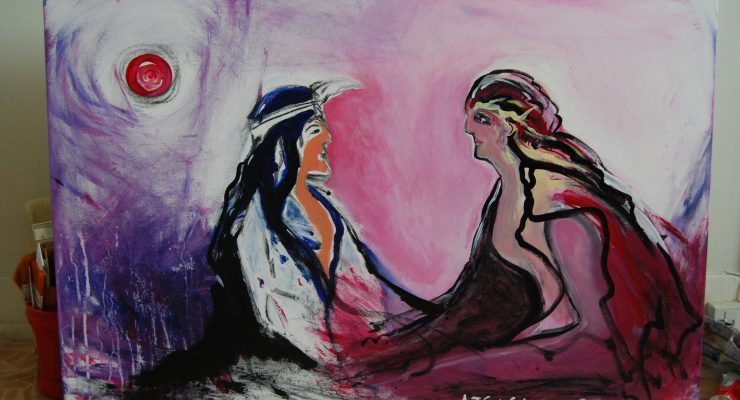 Toile : La Rencontre